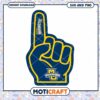 Marquette foam finger svg, Marquette Golden Eagles svg, NCAA svg