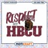 Grizzlies respect my HBCU svg, Montana Grizzlies svg, NCAA svg