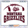 Grizzlies rugby ball svg, Montana Grizzlies svg, NCAA svg