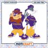 LSU Tigers Taz and Bugs Kriss Kross svg, LSU Tigers svg, NCAA svg