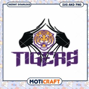 LSU Tigers superman logo team svg, LSU Tigers svg, NCAA svg