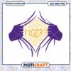 LSU Tigers superhero logo team svg, LSU Tigers svg, NCAA svg