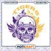 LSU Tigers skull helmet retro svg, LSU Tigers svg, NCAA svg