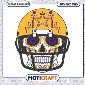 LSU Tigers skull helmet svg, LSU Tigers svg, NCAA svg
