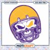 LSU Tigers skull helmet design svg, LSU Tigers svg, NCAA svg