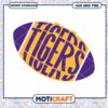 LSU Tigers rugby ball logo team svg, LSU Tigers svg, NCAA svg (2)