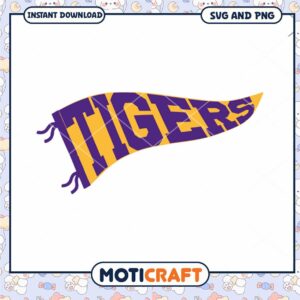 LSU Tigers ncaa team flag svg, LSU Tigers svg, NCAA svg