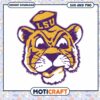 LSU Tigers mascot team design svg, LSU Tigers svg, NCAA svg