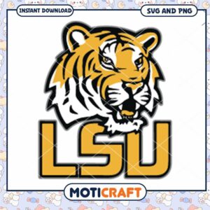LSU Tigers mascot ncaa team svg, LSU Tigers svg, NCAA svg