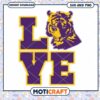LSU Tigers mascot ncaa team love svg, LSU Tigers svg, NCAA svg