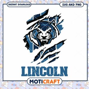 Lincoln University logo design svg, Lincoln University svg, NCAA svg
