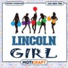 Lincoln University chearleader girl svg, Lincoln University svg, NCAA svg