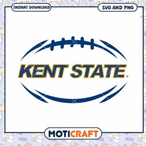 Kent State rugby ball svg, Kent State Golden Flashes svg, NCAA svg