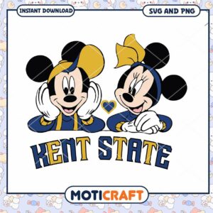 Kent State Mickey Minnie svg, Kent State Golden Flashes svg, NCAA svg