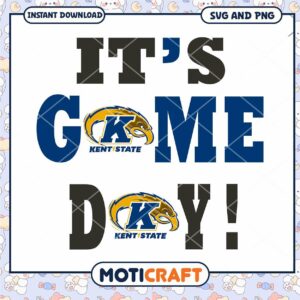 Kent State It's game day svg, Kent State Golden Flashes svg, NCAA svg