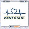 Kent State heartbeat svg, Kent State Golden Flashes svg, NCAA svg