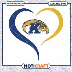 Kent State heart shape svg, Kent State Golden Flashes svg, NCAA svg