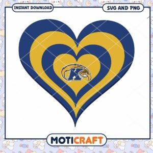 Kent State heart svg, Kent State Golden Flashes svg, NCAA svg