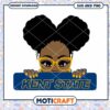 Kent State black girl svg, Kent State Golden Flashes svg, NCAA svg