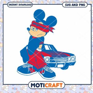 Jay hawks Mickey mouse street style svg, Jay hawks svg, NCAA svg