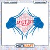 Jay hawks logo team superhero svg, Jay hawks svg, NCAA svg
