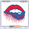 Jay hawks logo lips smelt design svg, Jay hawks svg, NCAA svg