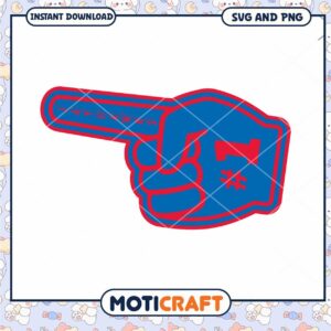 Jay hawks foam finger team svg, Jay hawks svg, NCAA svg
