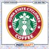 Iowa State starbucks coffee svg, Iowa State Cyclone svg, NCAA svg