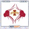 Iowa State logo superhero svg, Iowa State Cyclone svg, NCAA svg