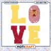 Iowa State logo love svg, Iowa State Cyclone svg, NCAA svg