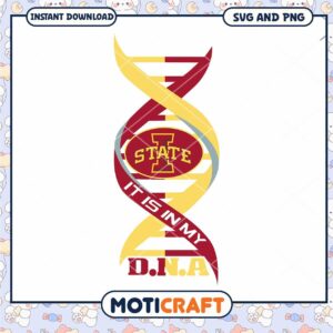 Iowa State It's in my DNA svg, Iowa State Cyclone svg, NCAA svg