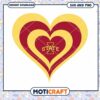 Iowa State heart design svg, Iowa State Cyclone svg, NCAA svg