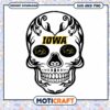 Iowa Hawkeyes vintage skull svg, Iowa Hawkeyes svg, NCAA svg