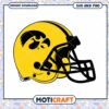 Iowa Hawkeyes team helmet svg, Iowa Hawkeyes svg, NCAA svg