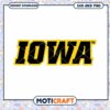 Iowa Hawkeyes typeface svg, Iowa Hawkeyes svg, NCAA svg