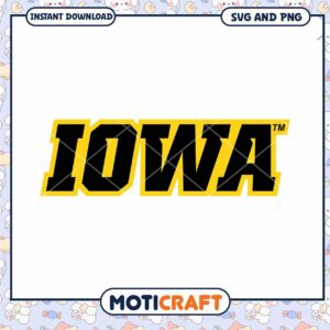 Iowa Hawkeyes typeface svg, Iowa Hawkeyes svg, NCAA svg