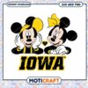 Iowa Hawkeyes Mickey Minnie svg, Iowa Hawkeyes svg, NCAA svg