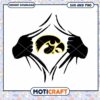 Iowa Hawkeyes logo superhero svg, Iowa Hawkeyes svg, NCAA svg