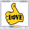 Iowa Hawkeyes like love hand svg, Iowa Hawkeyes svg, NCAA svg