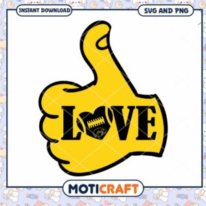 Iowa Hawkeyes like love hand svg, Iowa Hawkeyes svg, NCAA svg