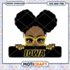 Iowa Hawkeyes black girl svg, Iowa Hawkeyes svg, NCAA svg (2)