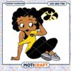 Iowa Hawkeyes Betty Boop logo svg, Iowa Hawkeyes svg, NCAA svg