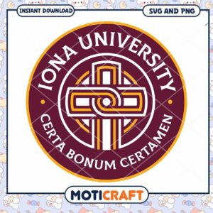 Iona Gaels university logo svg, Iona Gaels svg, NCAA svg