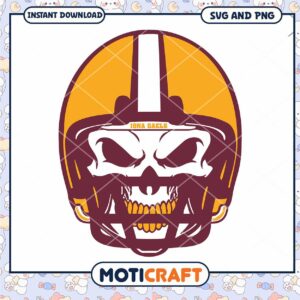 Iona Gaels skull helmet svg, Iona Gaels svg, NCAA svg
