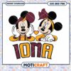 Iona Gaels Mickey and Minnie svg, Iona Gaels svg, NCAA svg
