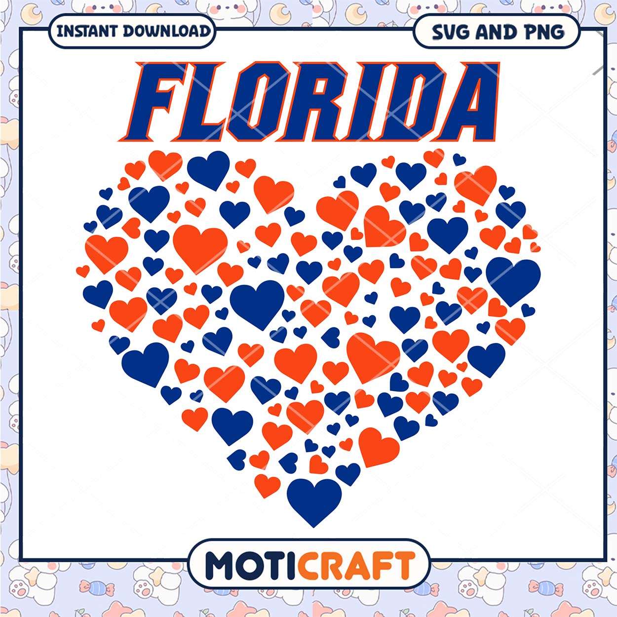 Florida Gators vintage heart svg, Florida Gators svg, NCAA svg