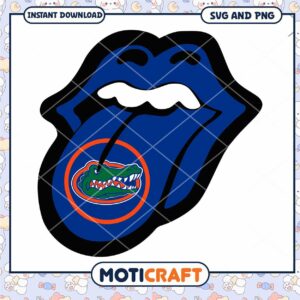 Florida Gators lips tongue svg, Florida Gators svg, NCAA svg