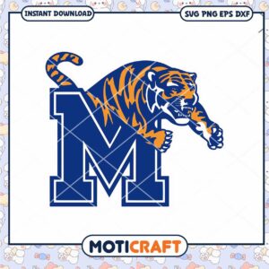 Memphis Tigers mascot svg, Memphis Tigers svg, NFL svg