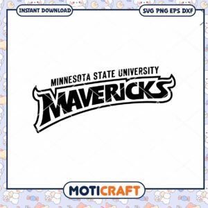 Mavericks logo ncaa team svg, Minnesota State Mavericks svg, NFL svg