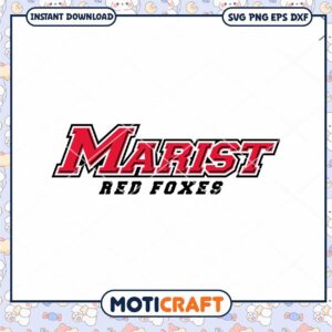 Marist Red Foxes logo team svg, Marist Red Foxes svg, NFL svg